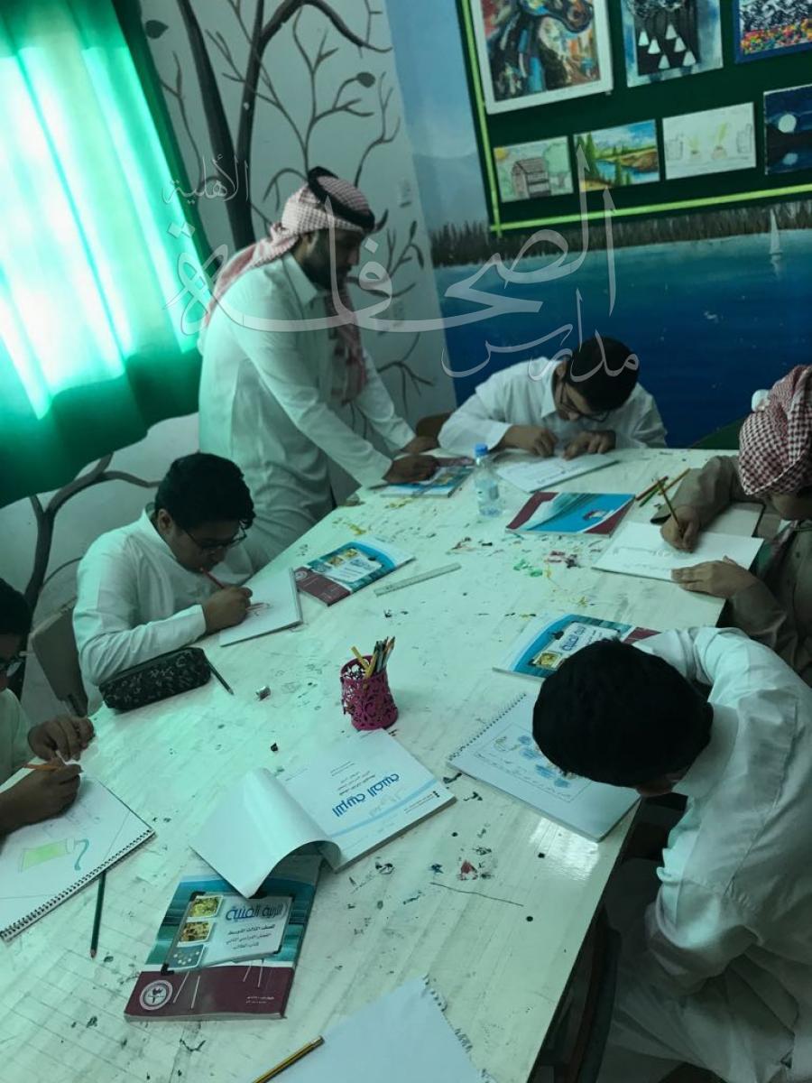 مسابقة أجمل رسمة عن الأمن الفكري