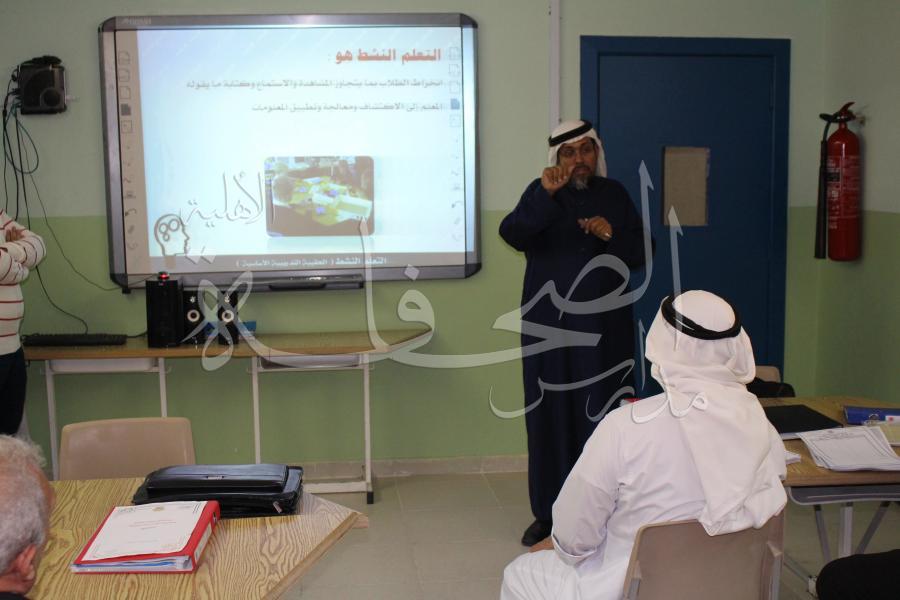 ورشة التعلم النشط لمشرفي المواد ومنسقي التعلم النشط بمدارس الصحافة الأهلية